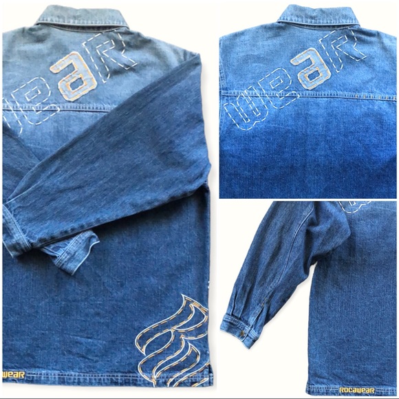 Rocawear Denim Button Down - Picture 9 of 12